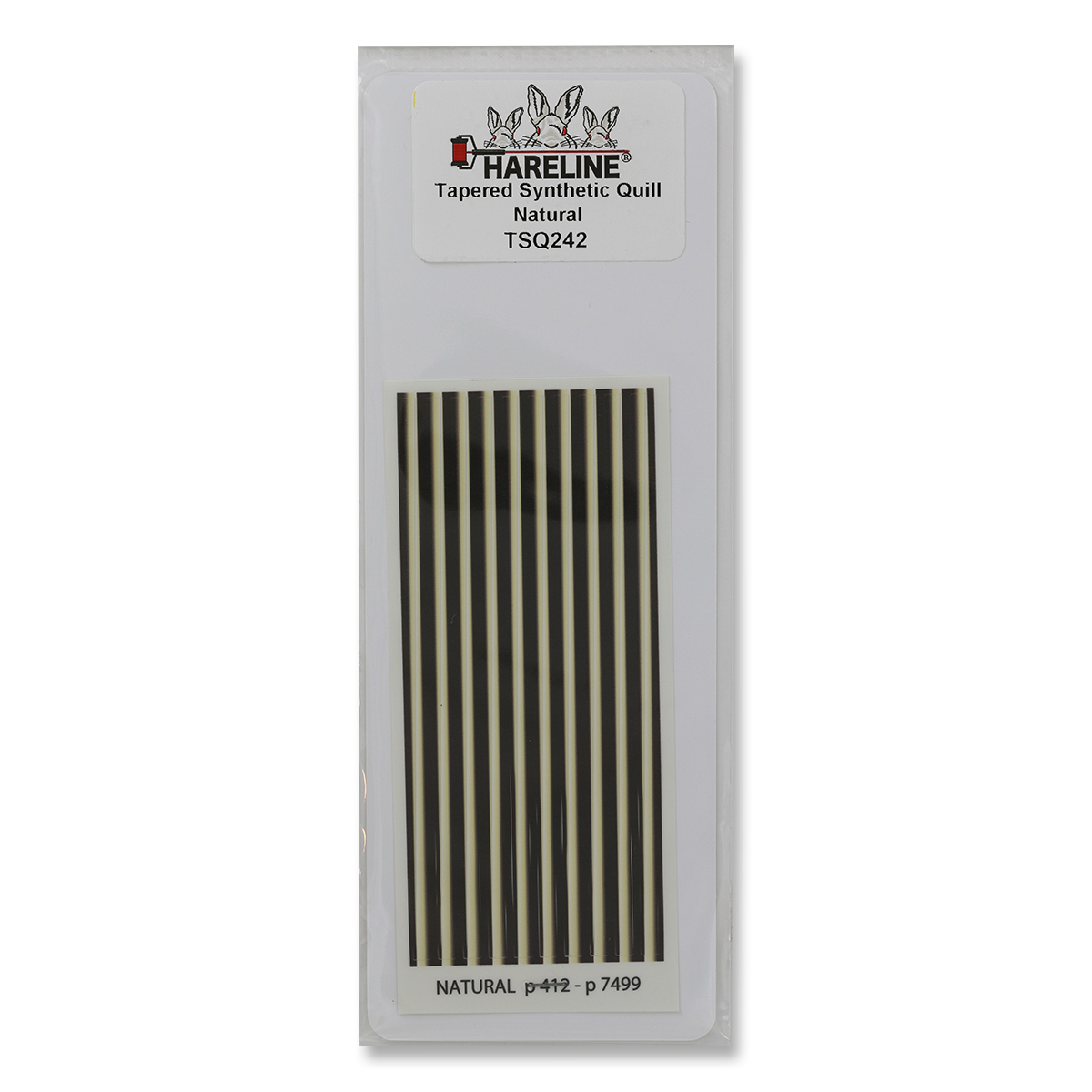 Hareline Tapered Synthetic Quill