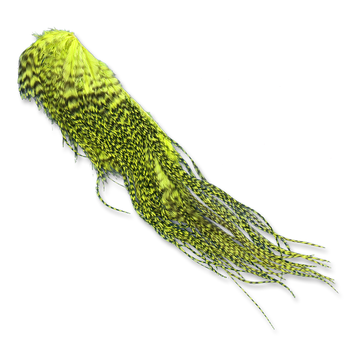 Premium Dyed Grizzly Half Saddles