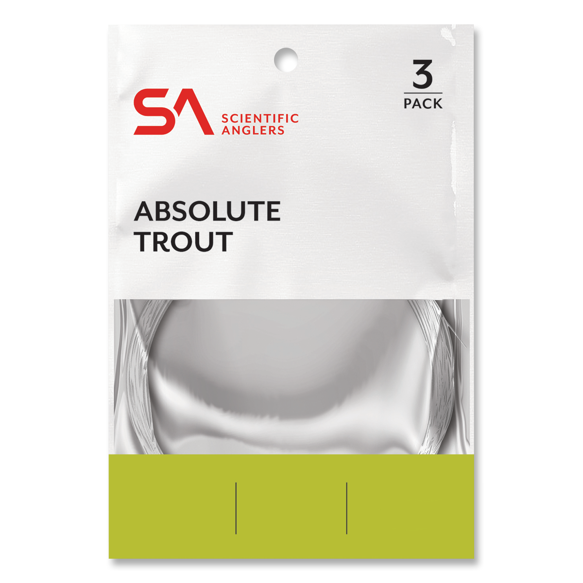 Scientific Anglers Absolute Monofilament Trout Leaders - 3/PK