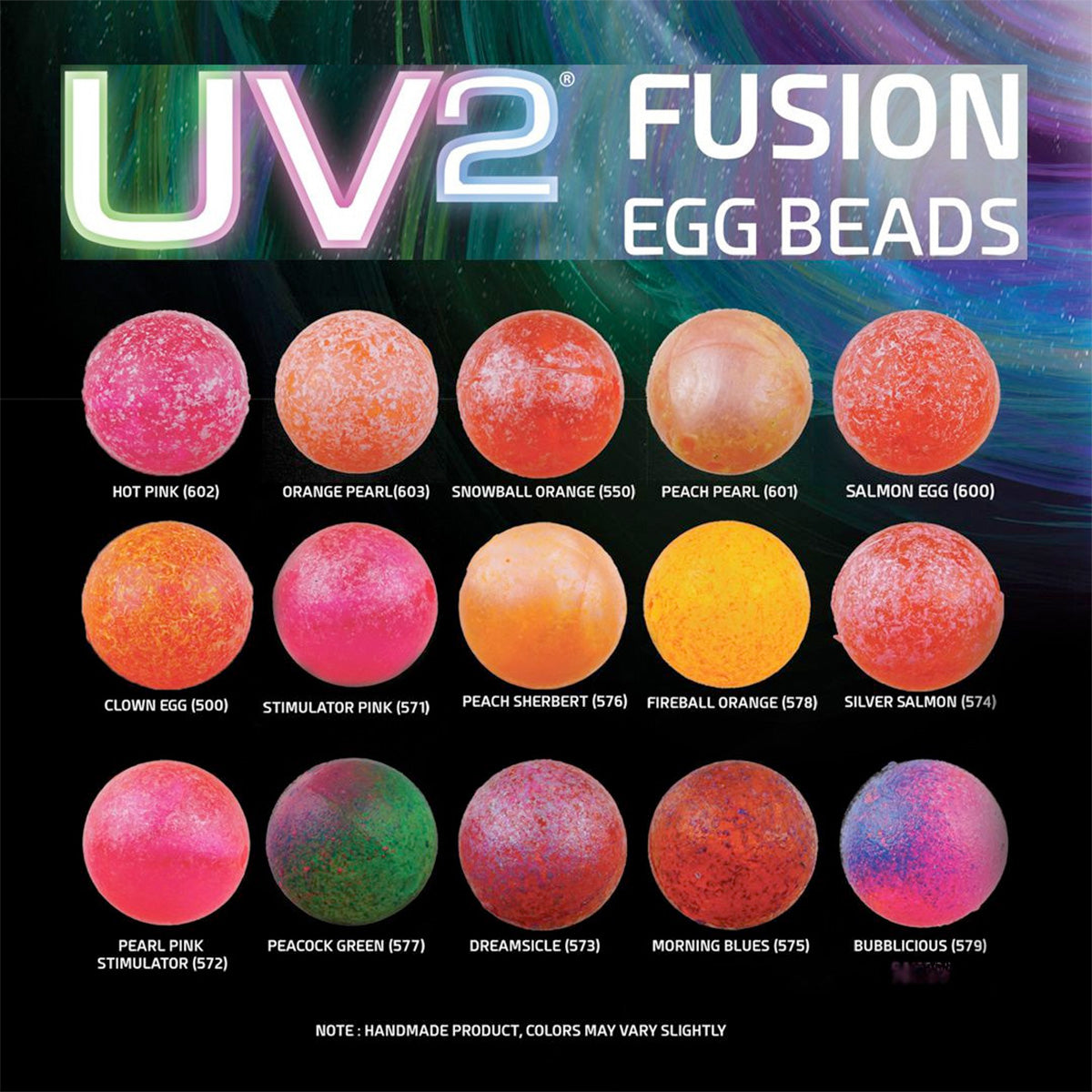 UV Fusion Egg Beads