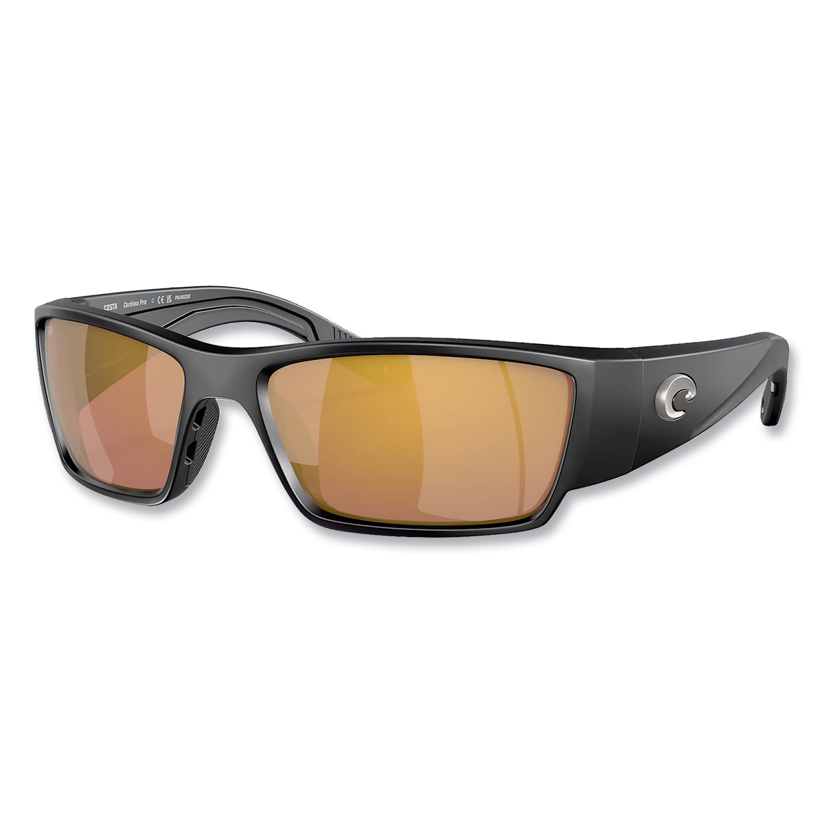 Costa Corbina Pro Sunglasses - Matte Black/Gold Mirror