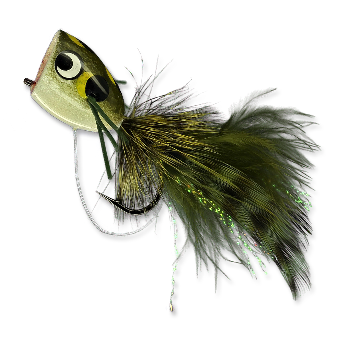 Rubberleg Largemouth Poppers - #4