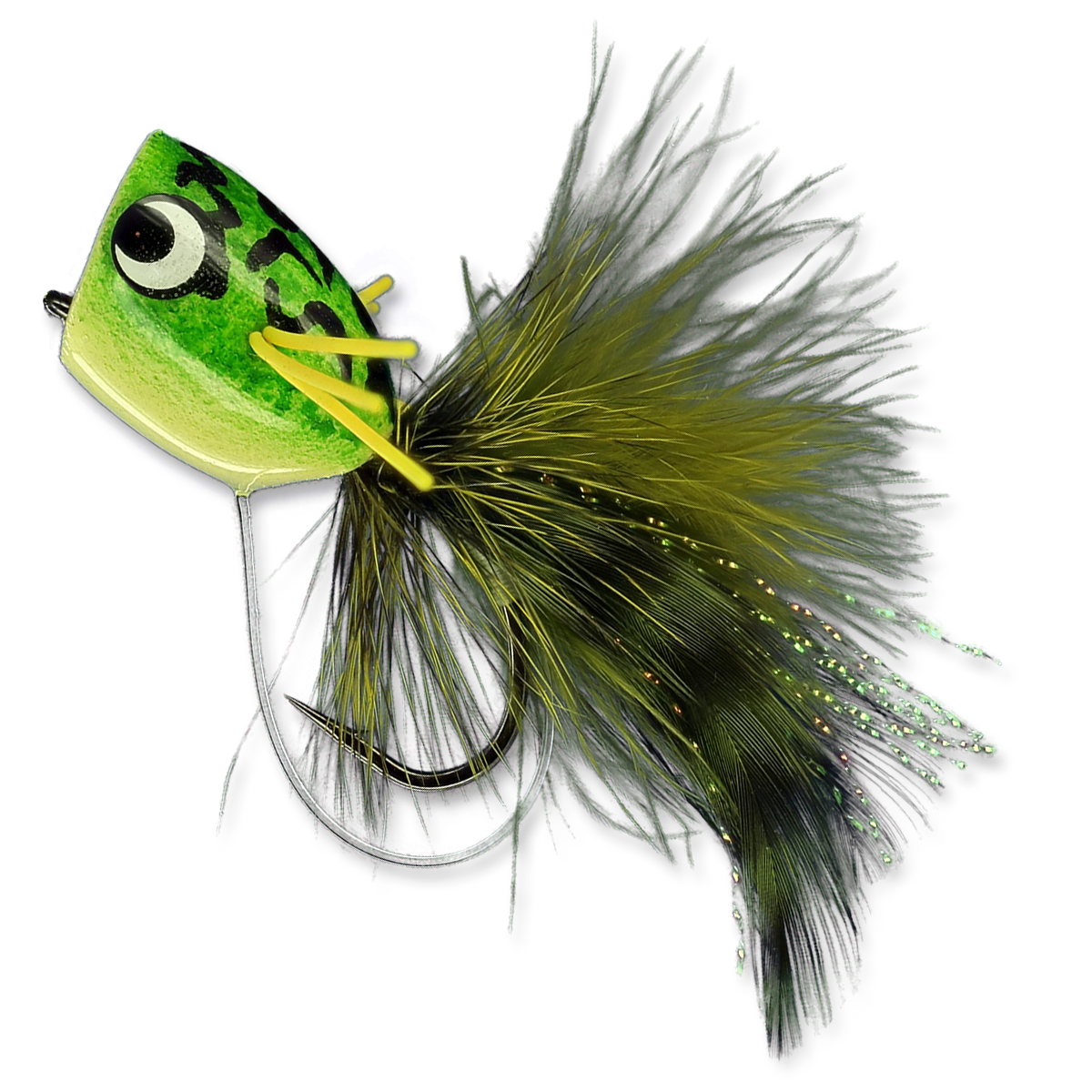 Rubberleg Largemouth Poppers - #4