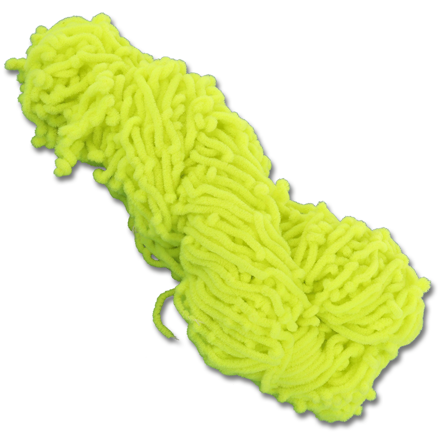 Fluorescent Chenille Skeins - 72 Yards