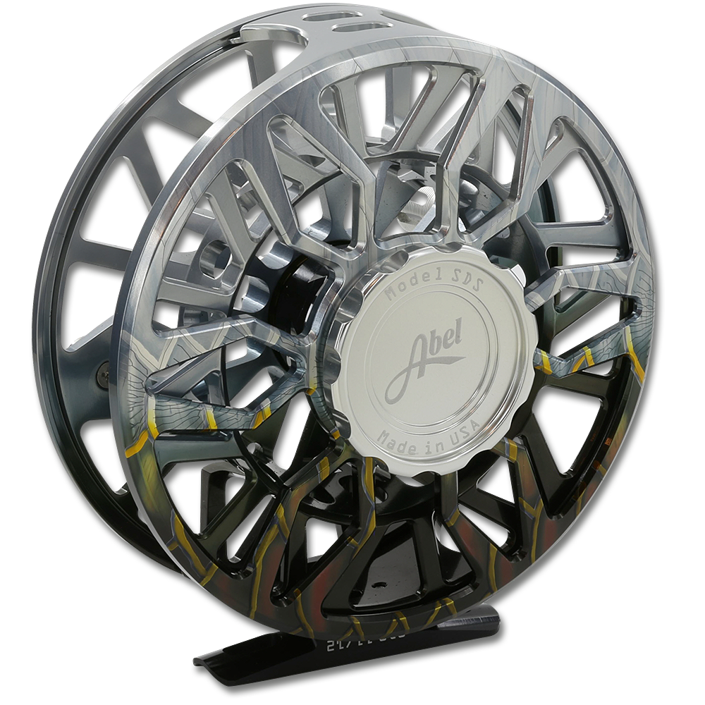 Abel SDS Ported Native Tarpon Graphic Fly Reel - 11/12