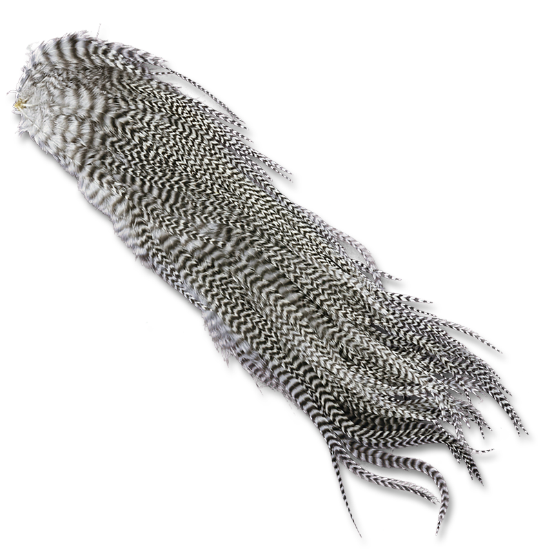 Premium Dyed Grizzly Half Saddles