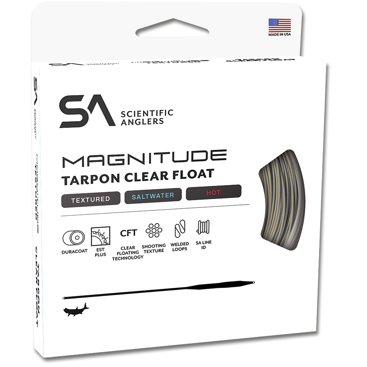 Scientific Anglers Magnitude Textured Tarpon Clear Floating Fly Line