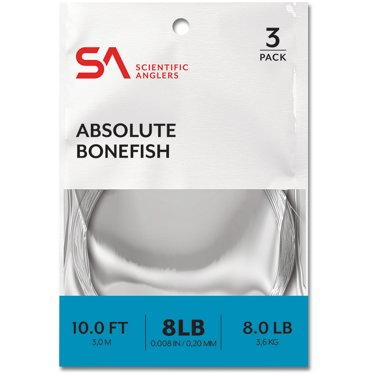 Scientific Anglers 10' Absolute Bonefish Leaders - 3/pk