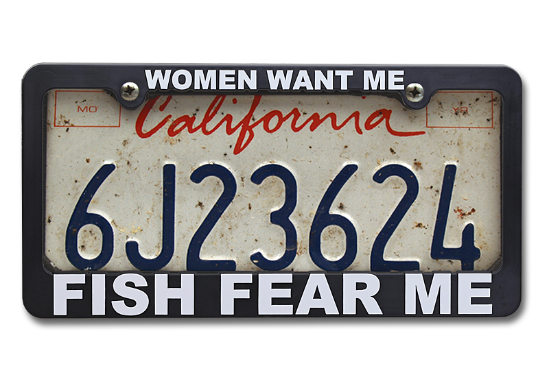 The Fly Shop's License Plate Holders