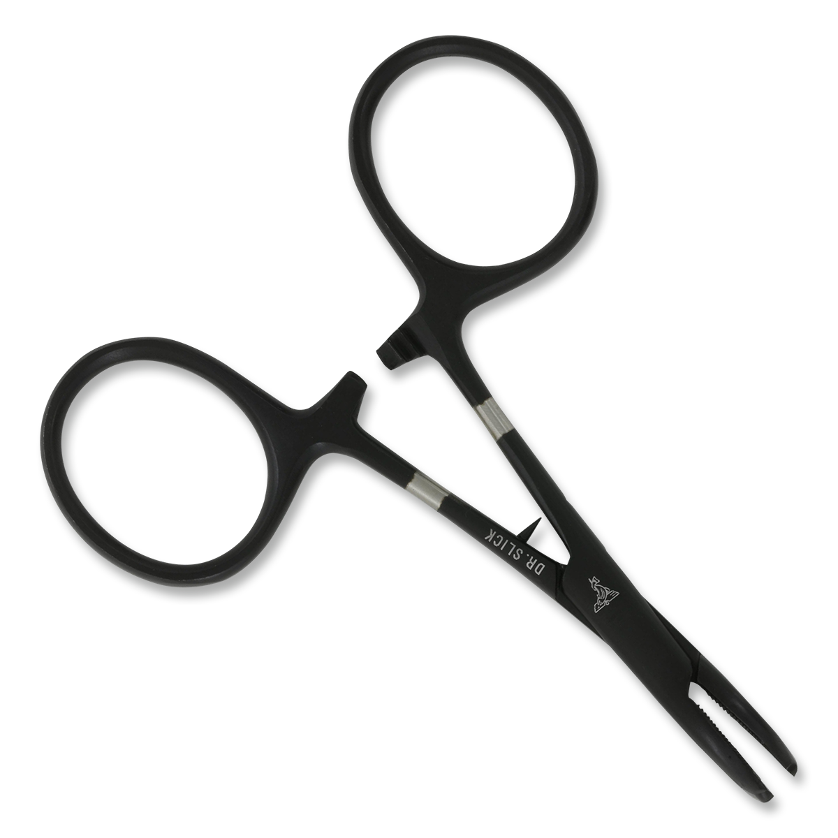 Dr. Slick Black Curved Forceps