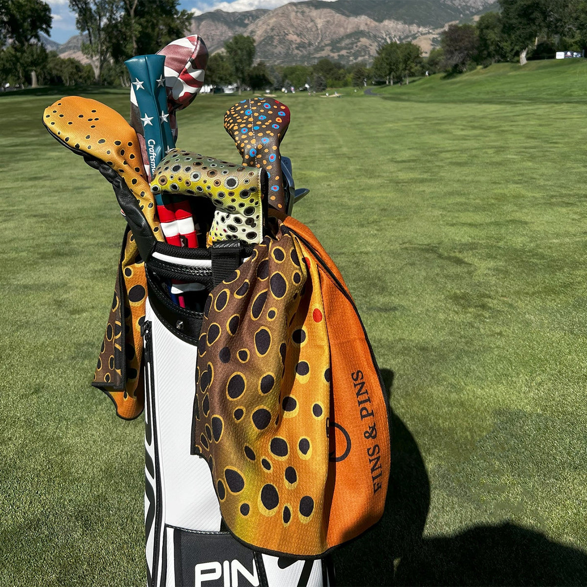 Fins & Pins Trout Towels