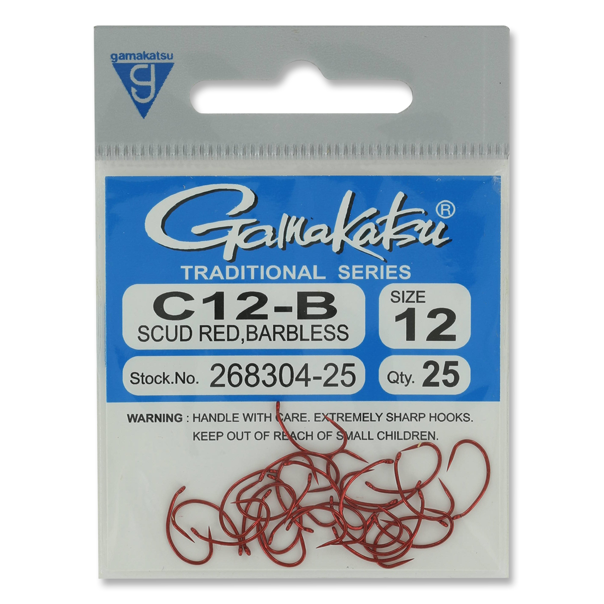 Gamakatsu C12-B Red Hooks
