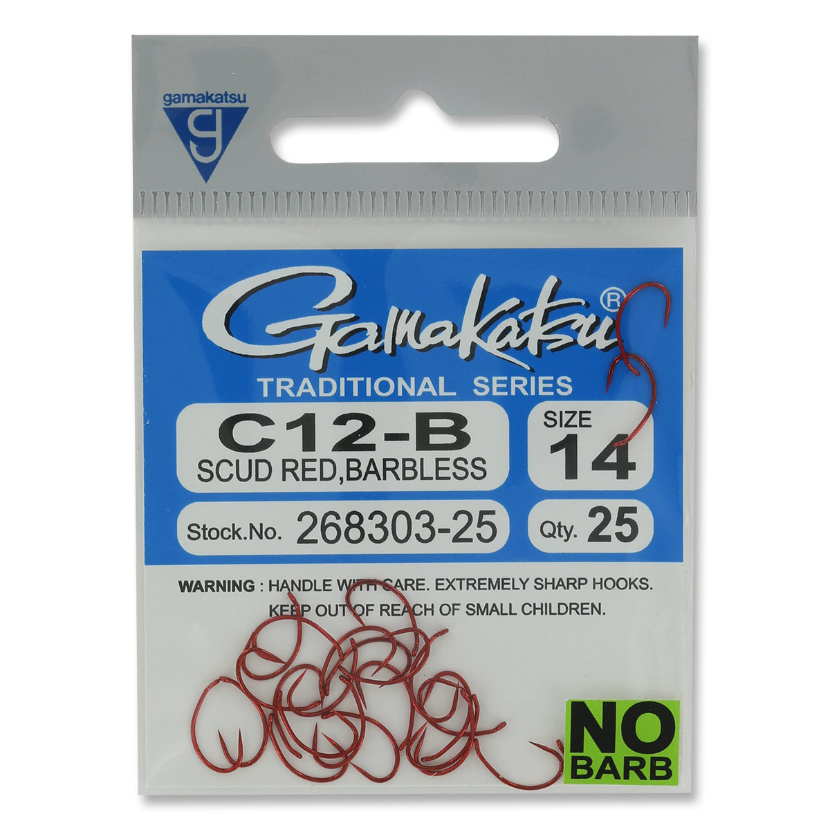 Gamakatsu C12-B Red Hooks