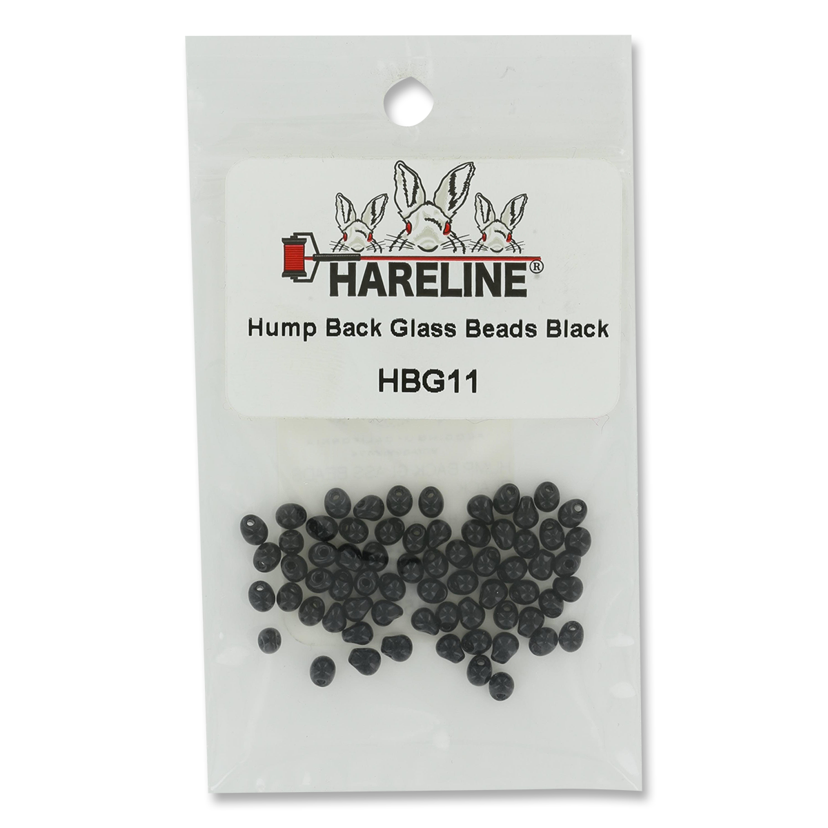 Hareline Hump Back Glass Beads