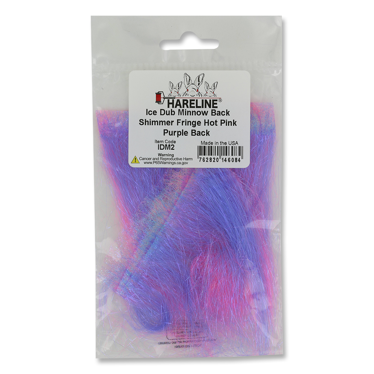 Ice Dub Minnow Back Shimmer Fringe