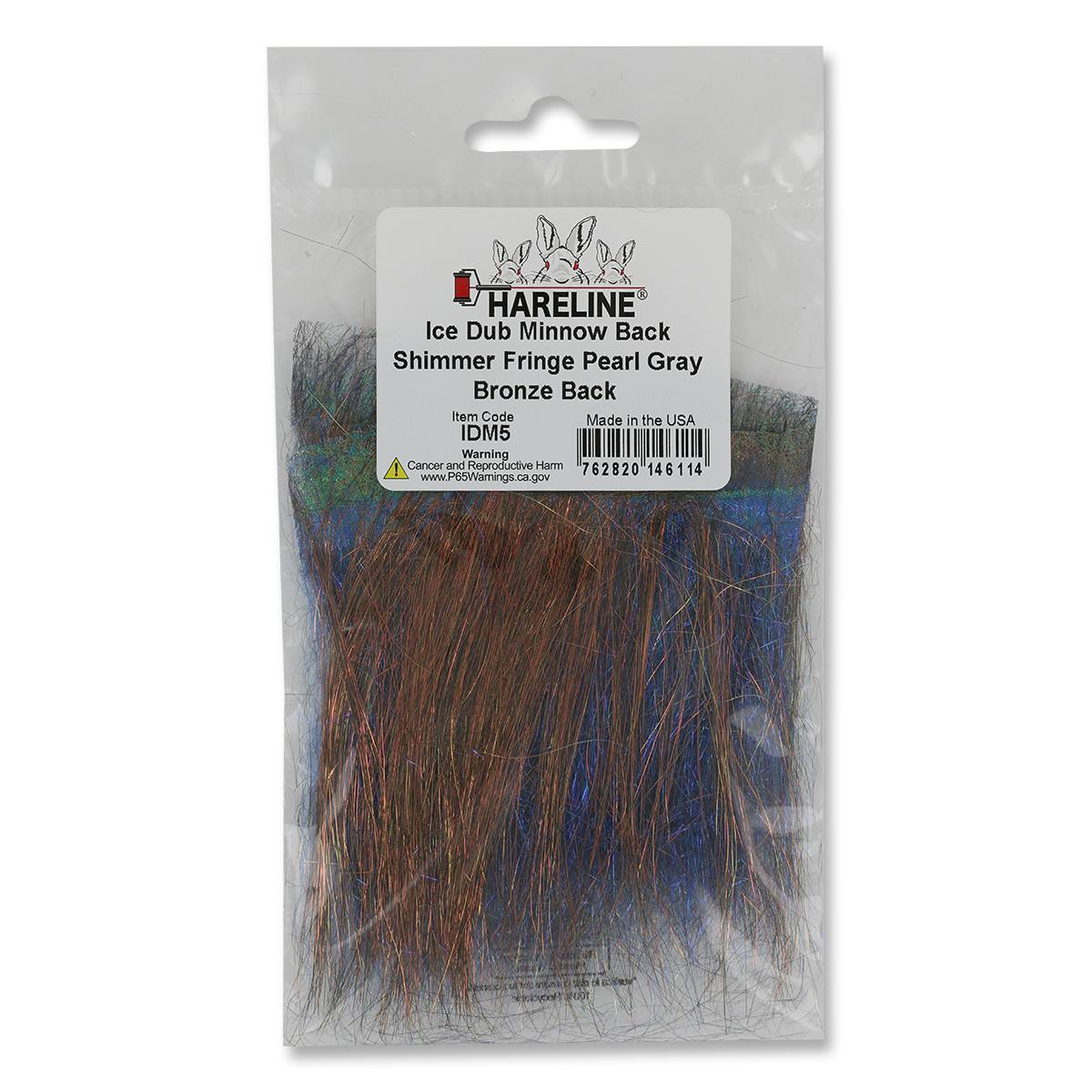 Ice Dub Minnow Back Shimmer Fringe