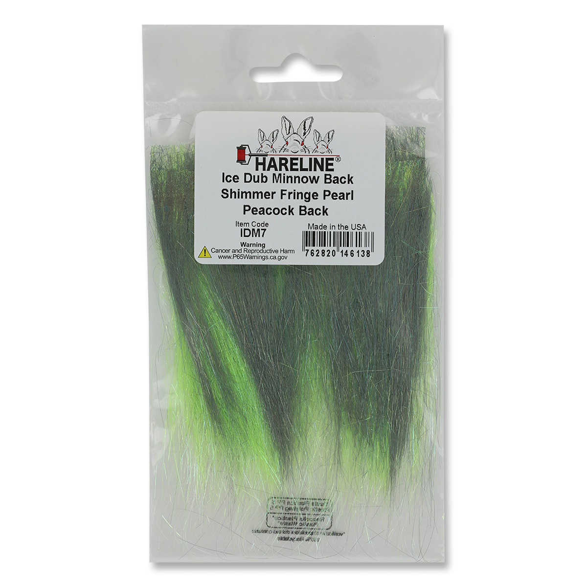Ice Dub Minnow Back Shimmer Fringe