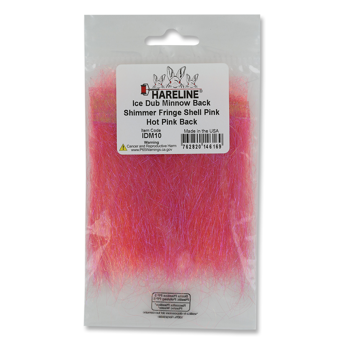 Ice Dub Minnow Back Shimmer Fringe
