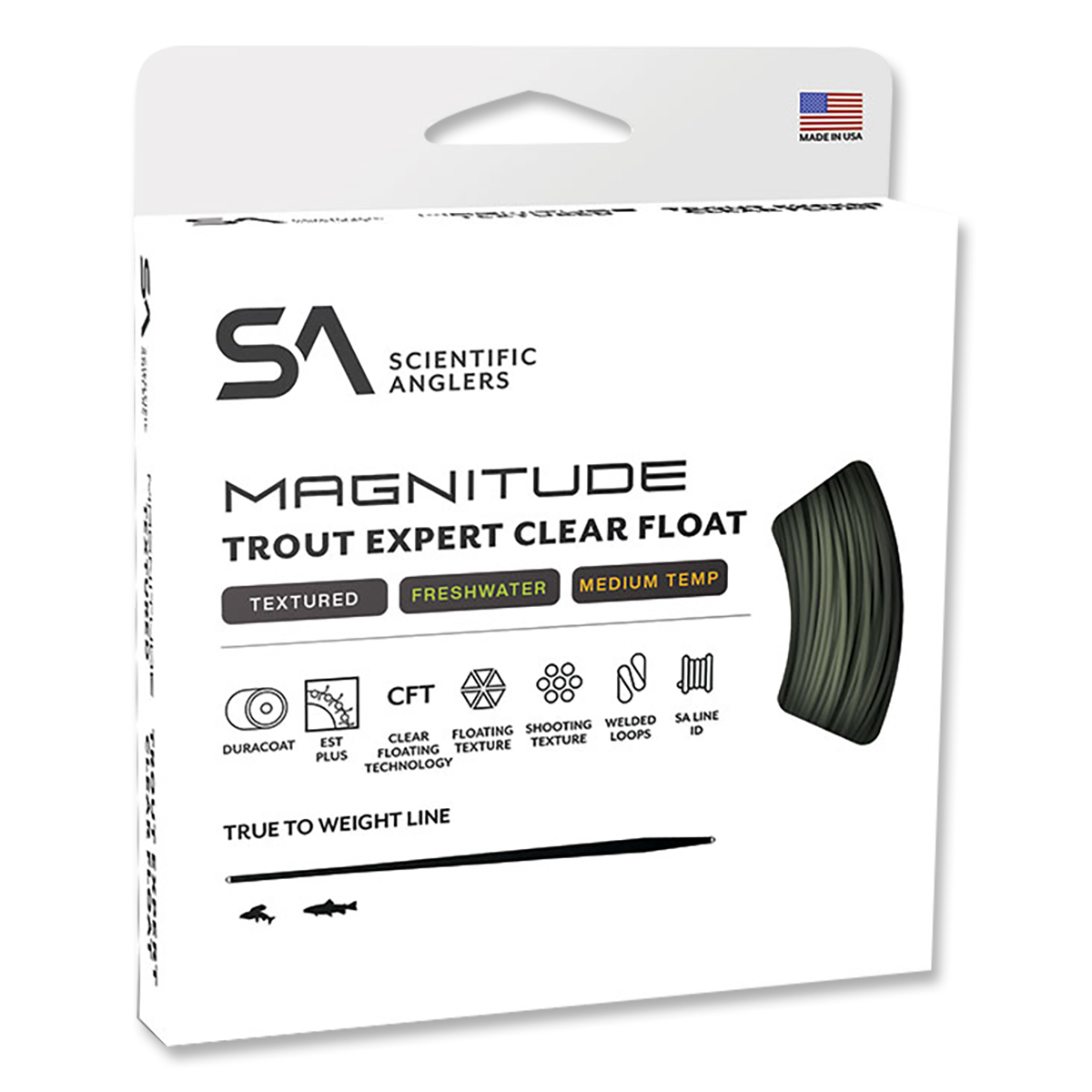 Scientific Anglers Magnitude Textured Trout Expert Clear Float