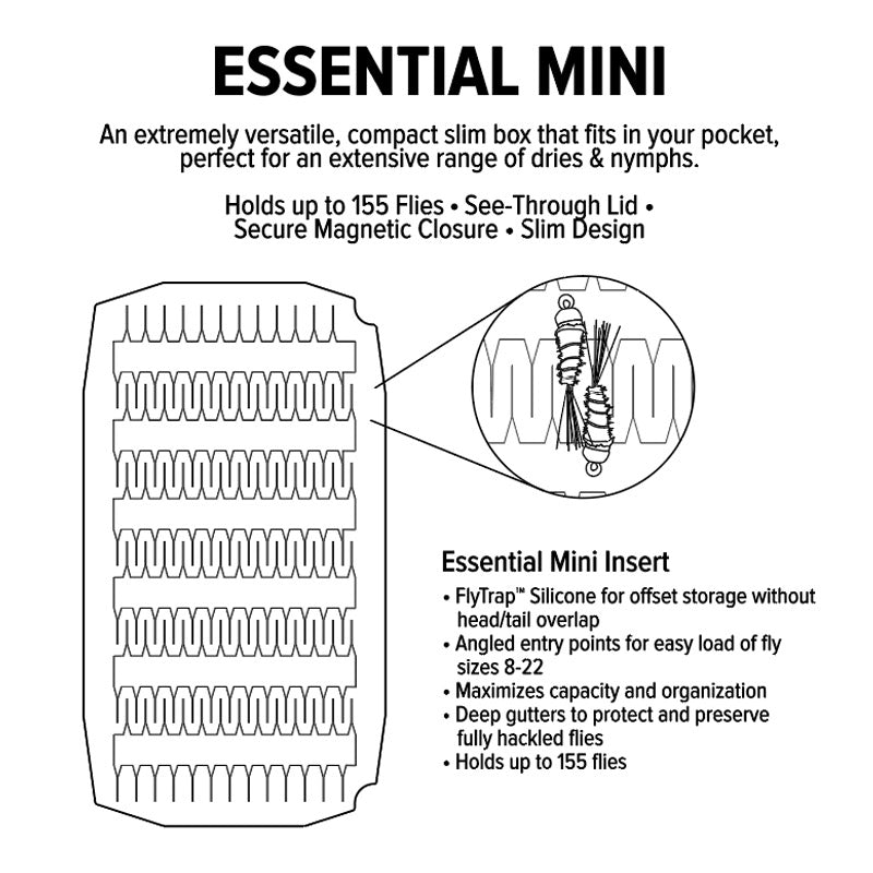 Umpqua UPG Silicone Mini Fly Boxes