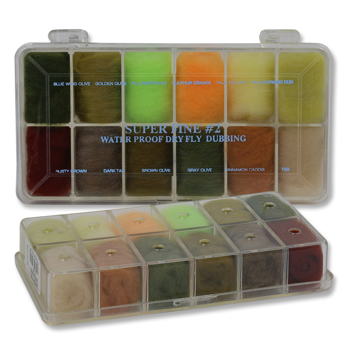 Super Fine Dry Fly Dubbing Dispensers