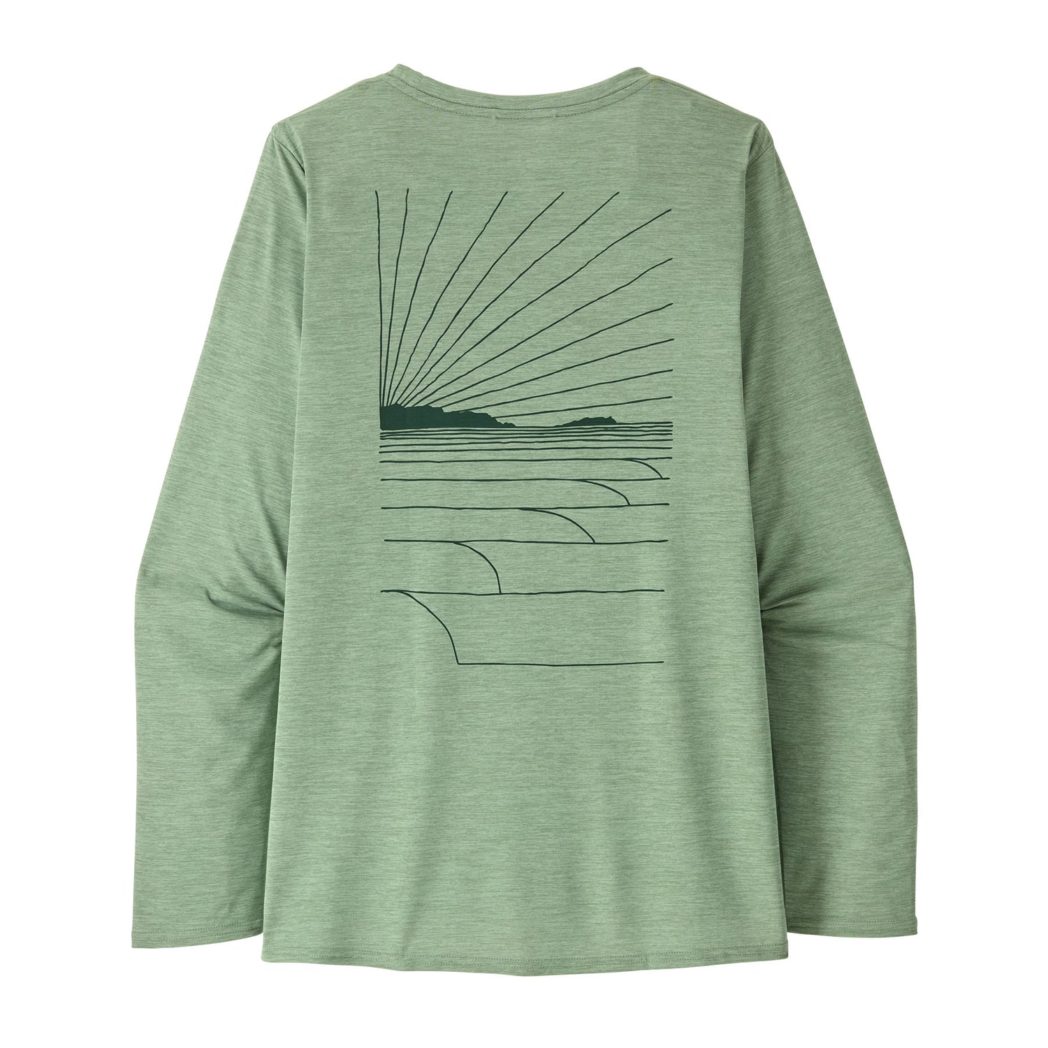 Patagonia Women's Capilene Cool Graphic Shirt - Ellwood Green