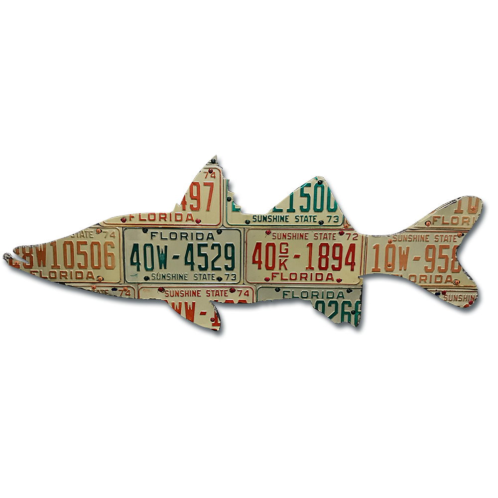 Cody's Fish License Plate Creations - Snook
