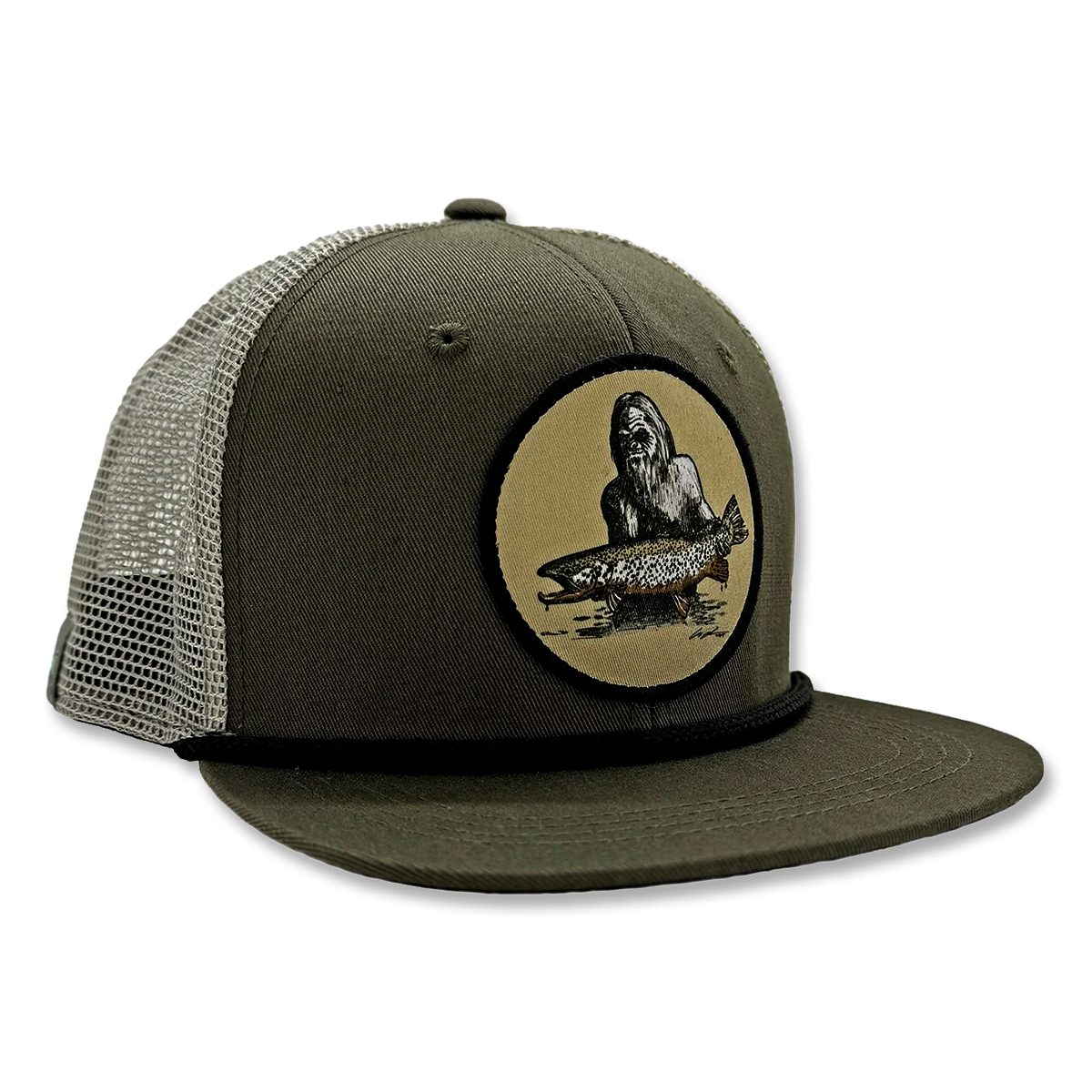 Rep Your Waters Hero Squatch Hat - Green/Gray