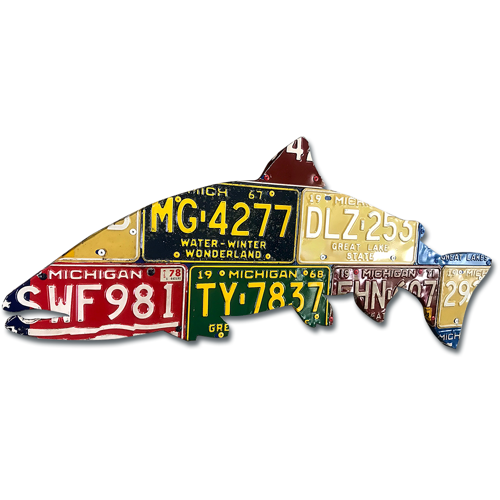 Cody's Fish License Plate Creations - Steelhead