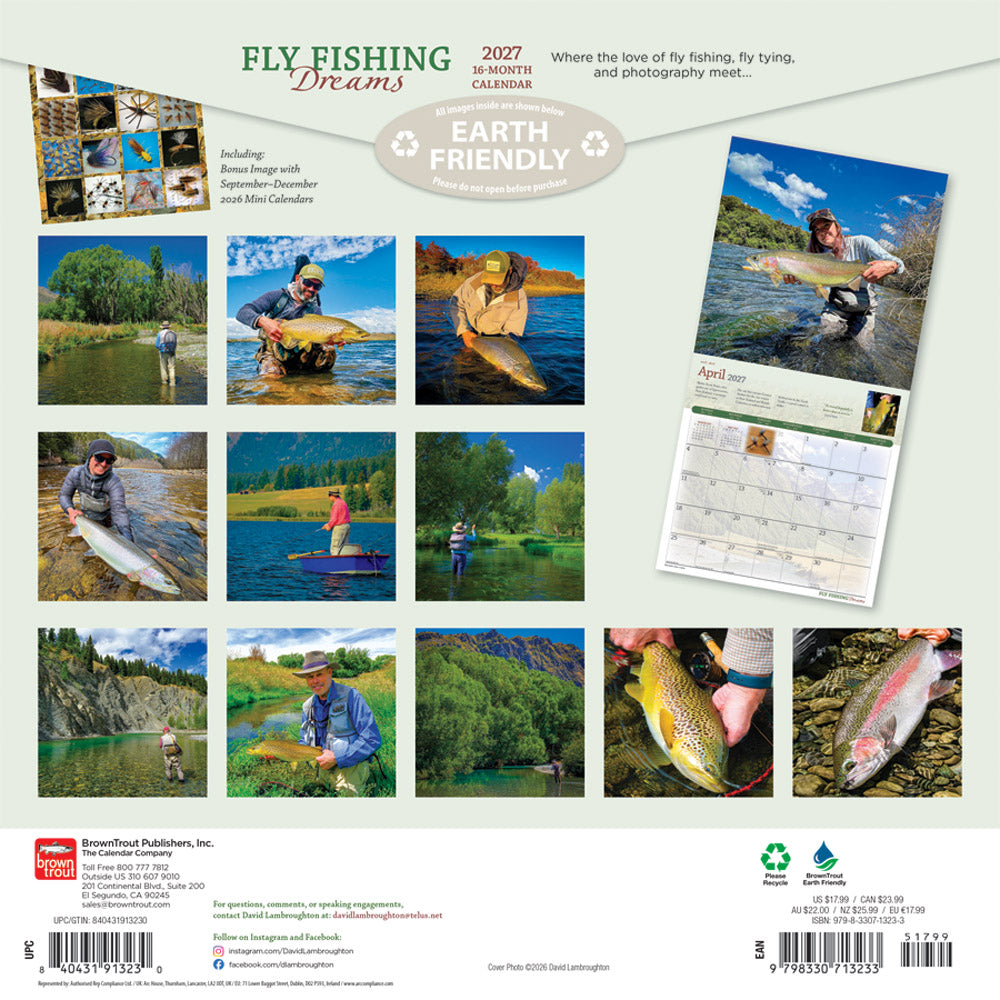 2027 Fly Fishing Dreams Calendar