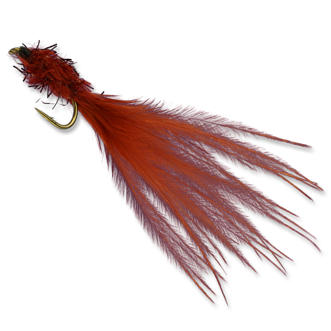 Rust Tail JGF Translucent Wiggle Tail - #10 – The Fly Shop