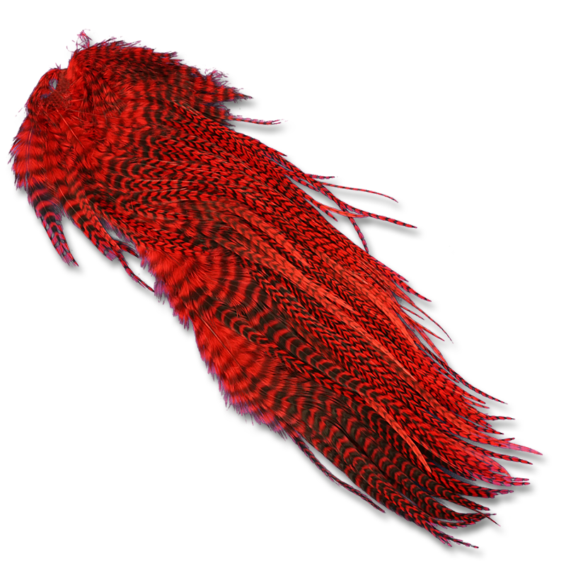 Premium Dyed Grizzly Half Saddles