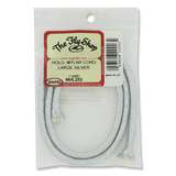 Holographic Mylar Tubing - Silver - Large