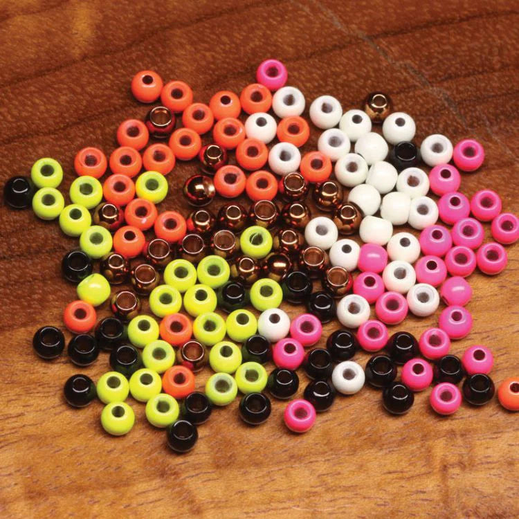 Dazzle Brass Beads - Pearl White