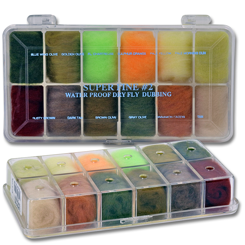 Super Fine Dry Fly Dubbing Dispensers