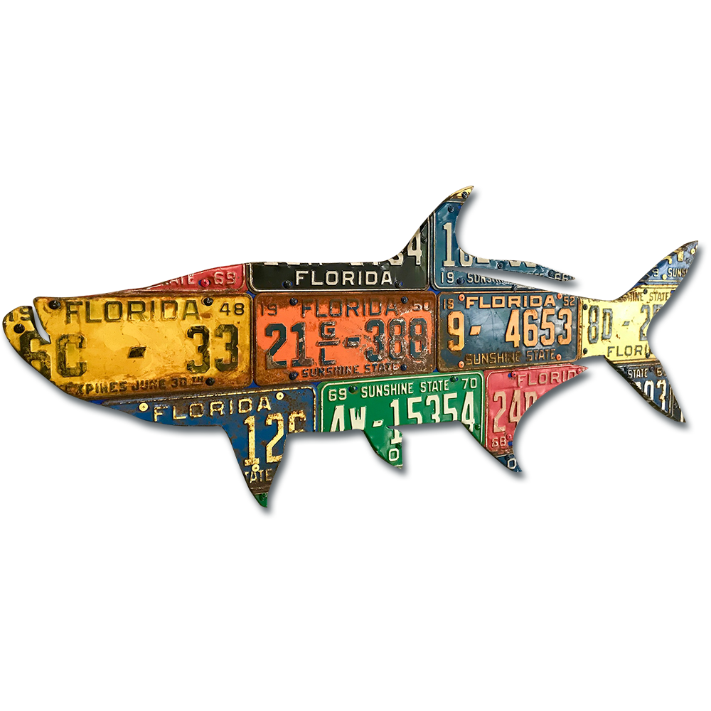 Cody's Fish License Plate Creations - Tarpon