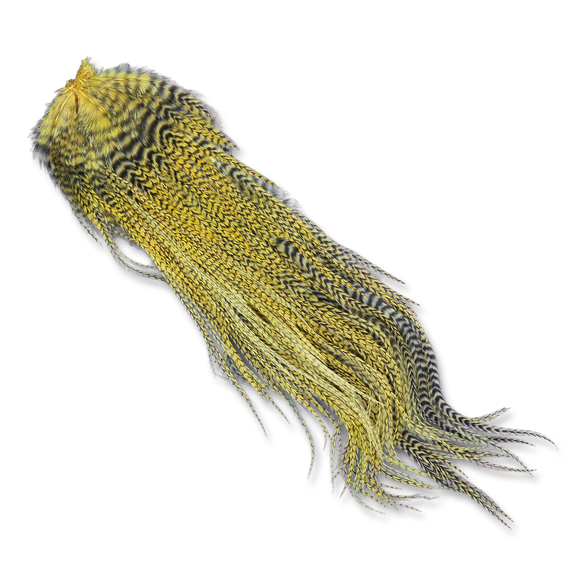 Premium Dyed Grizzly Half Saddles