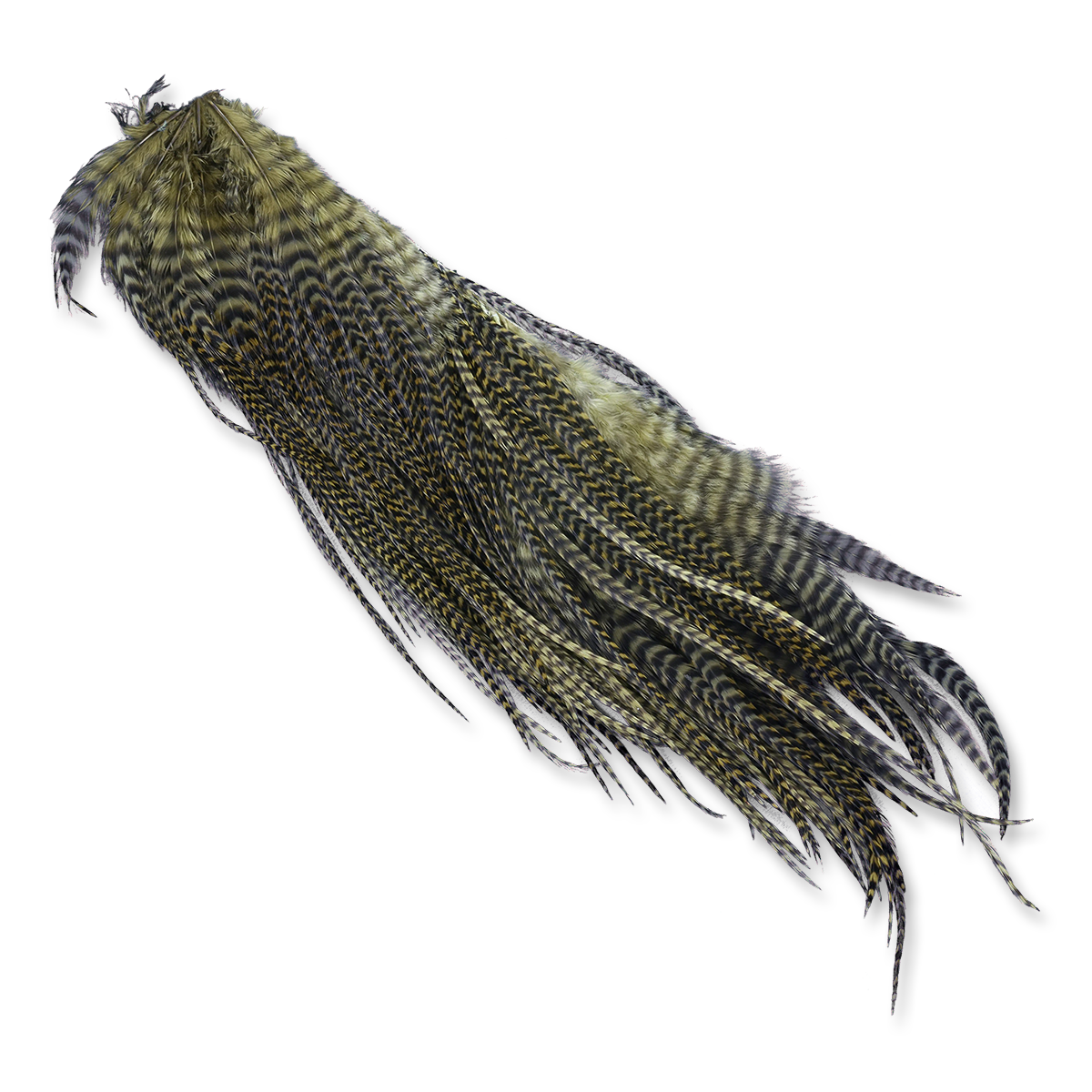 Premium Dyed Grizzly Half Saddles