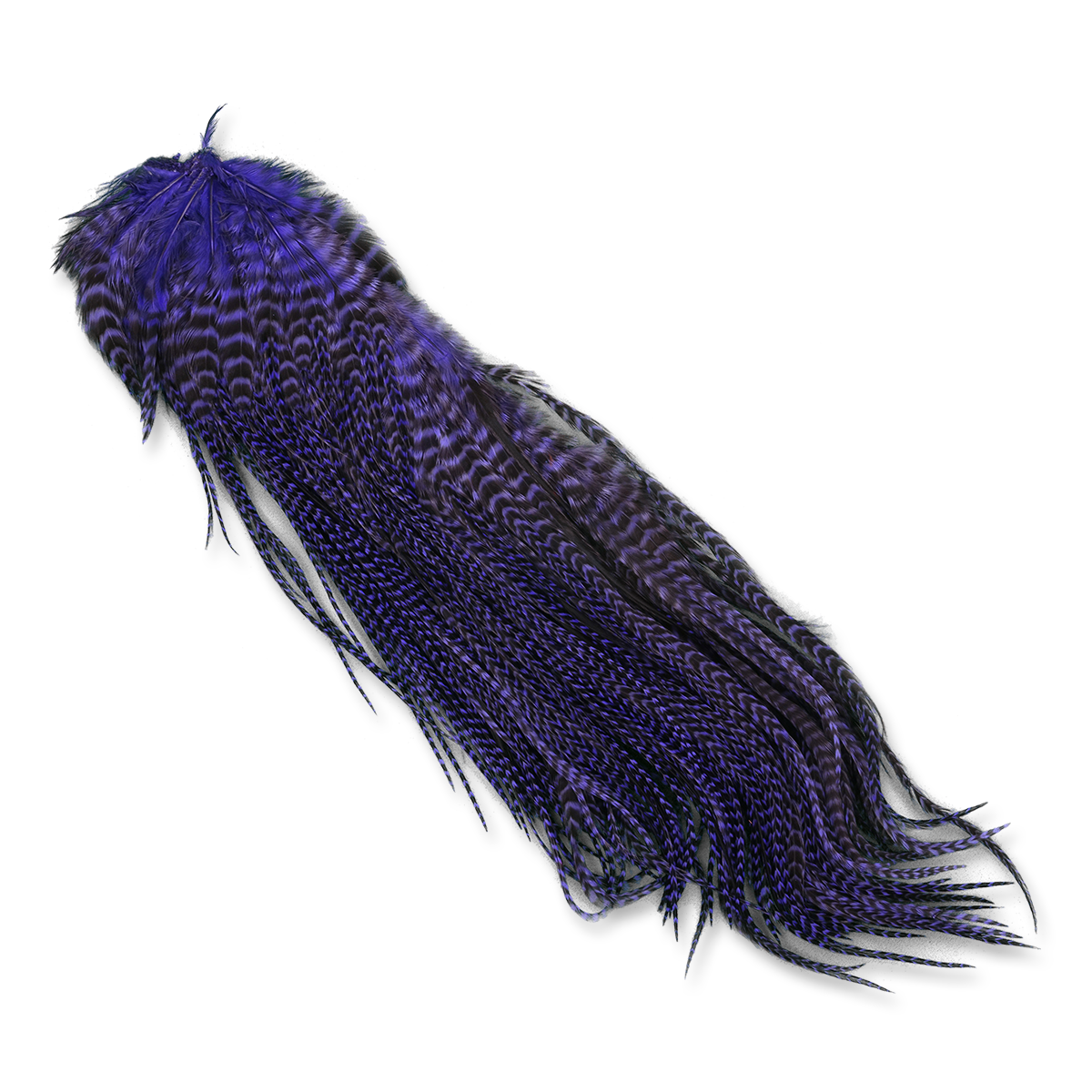 Premium Dyed Grizzly Half Saddles