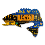 Cody's Fish License Plate Creations - Antique California Bass