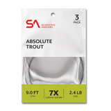 Scientific Anglers Absolute Monofilament Trout Leaders - 3/PK