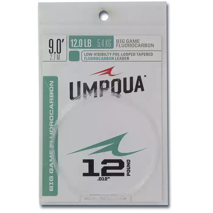 Umpqua Big Game Fluorocarbon Leader - 12 LB