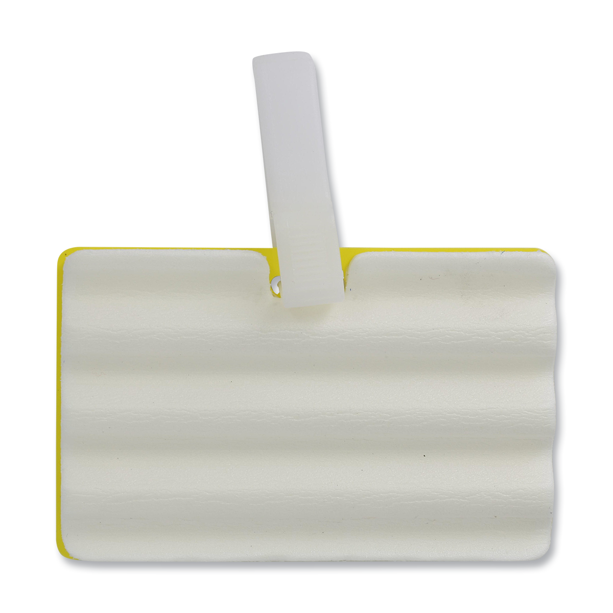 Clip On Foam Fly Patch - White