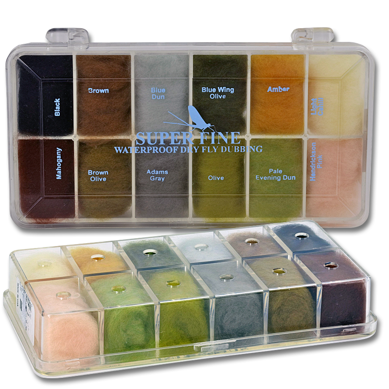Super Fine Dry Fly Dubbing Dispensers
