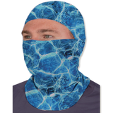 Glacier Sun Hood - Blue Camo