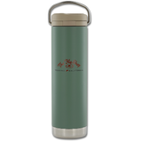 Klean Kanteen 20 Ounce TKWide Insulated Water Bottle w/ Straw Lid