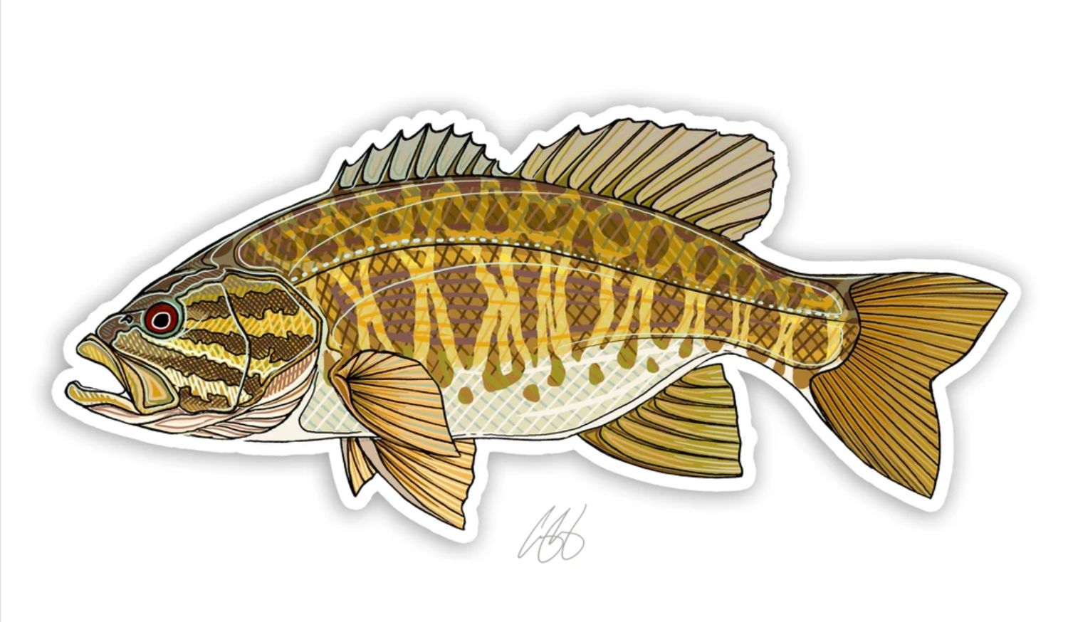 Casey Underwood Fish Decals