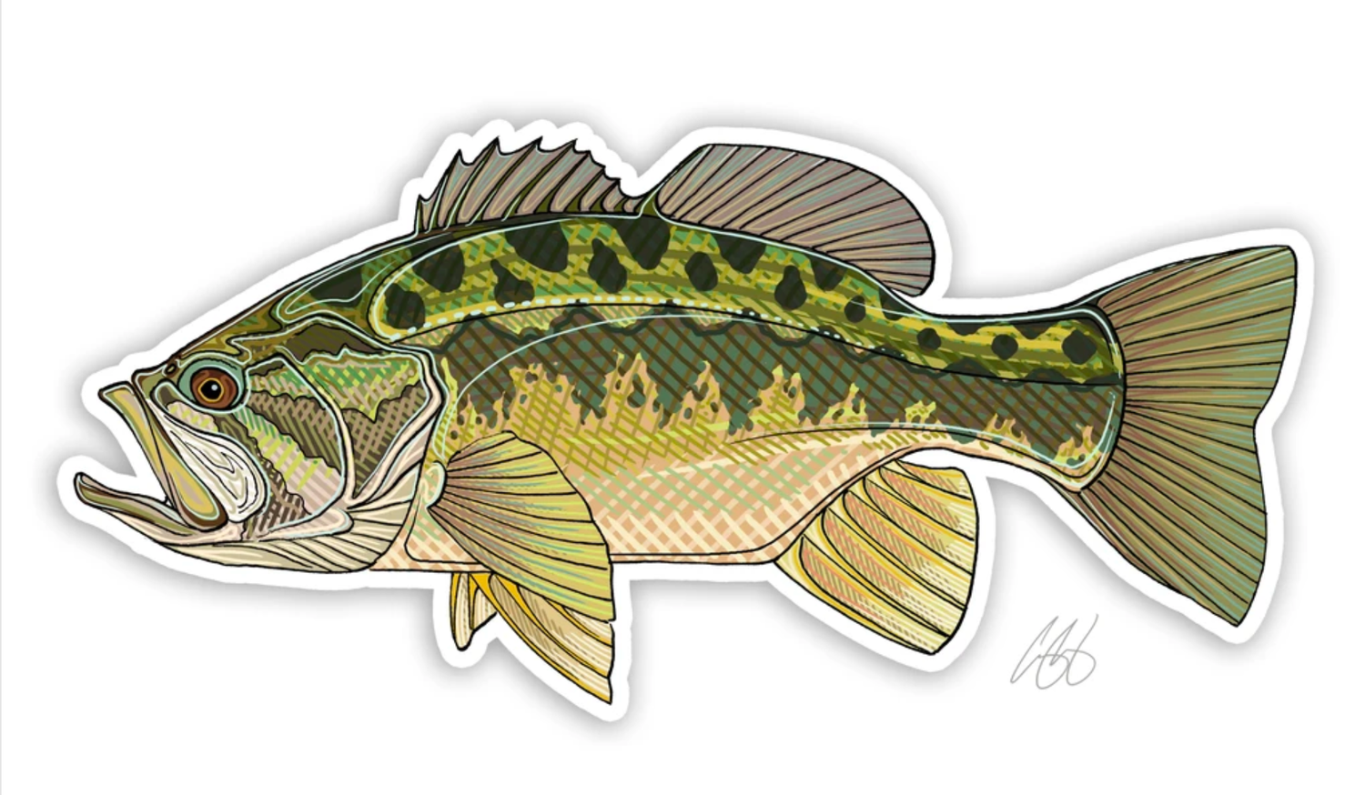 Casey Underwood Fish Decals