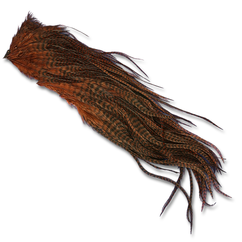 Premium Dyed Grizzly Half Saddles