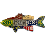 Cody's Fish License Plate Creations - Smallmouth Bass